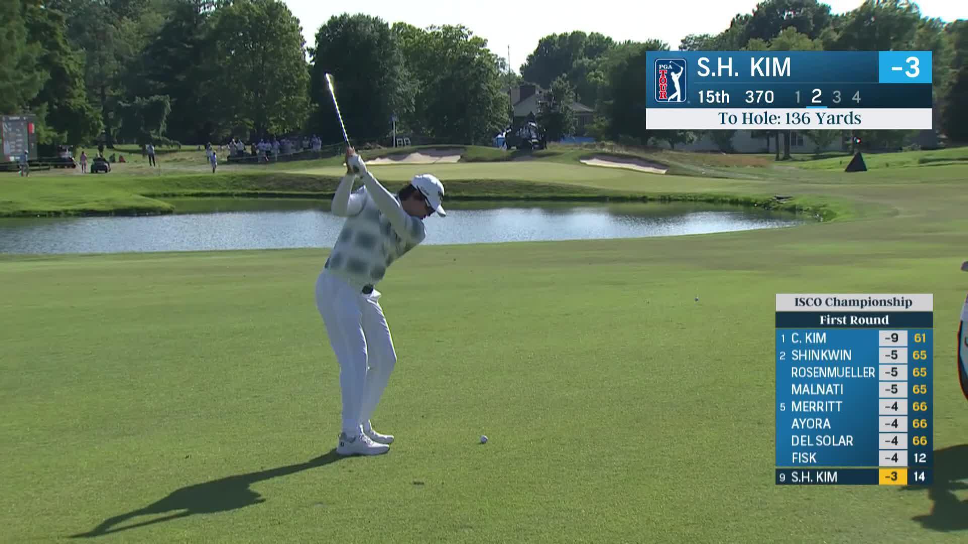 S.H. Kim sinks 52-foot birdie putt at ISCO Championship