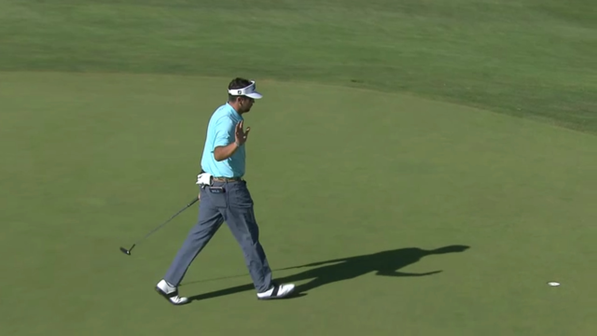 Jay Card III holes nice putt for birdie at Utah Championship