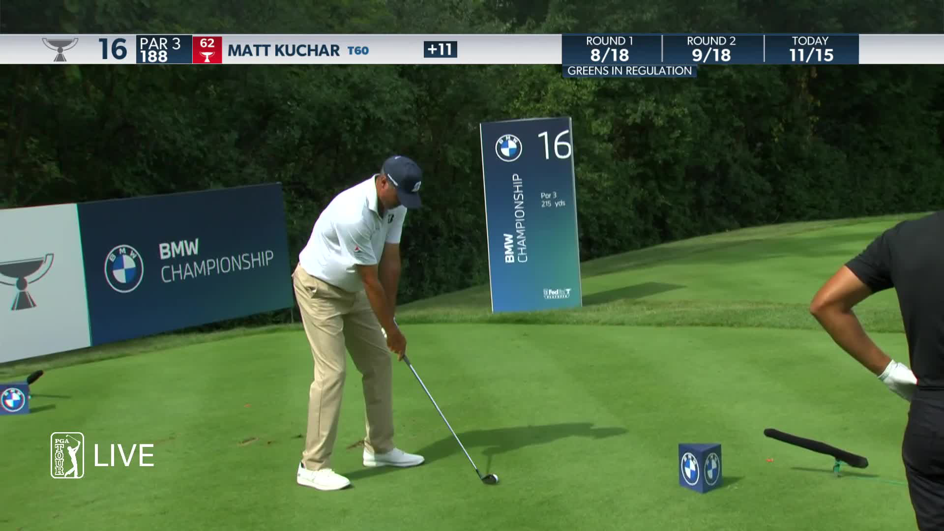 Matt Kuchar Nearly Aces No 16 In Round 3 At Bmw Championship