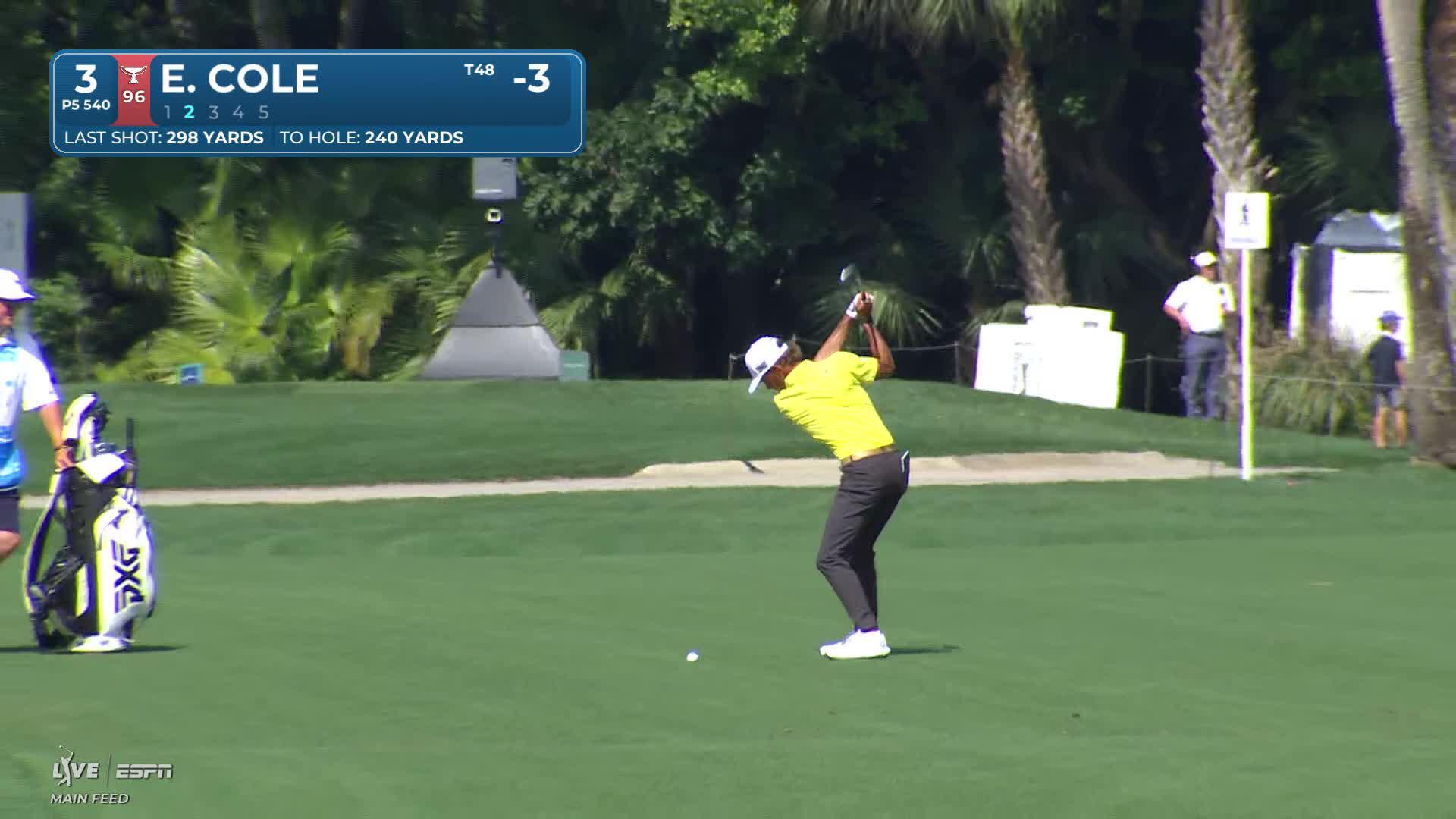 Eric Cole makes 7-foot birdie putt on No. 3 at Cognizant Classic