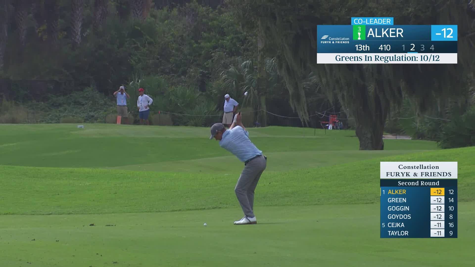Steven Alker makes birdie on No. 13 at Constellation FURYK & FRIENDS