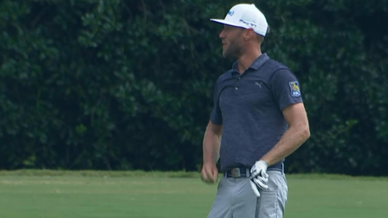 Graham DeLaet's par-4 near ace on No. 14 is the Shot of the Day