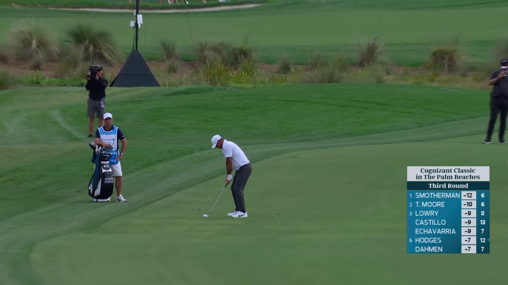 Brooks Koepka hits 151-yard approach to 8 feet, sets up birdie on No. 14 at Cognizant Classic