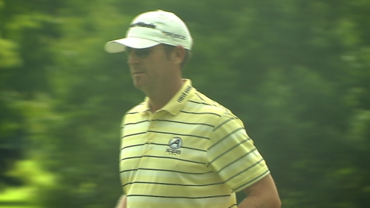 Mathis birdies No. 12 in Round 1 of The Greenbrier Classic