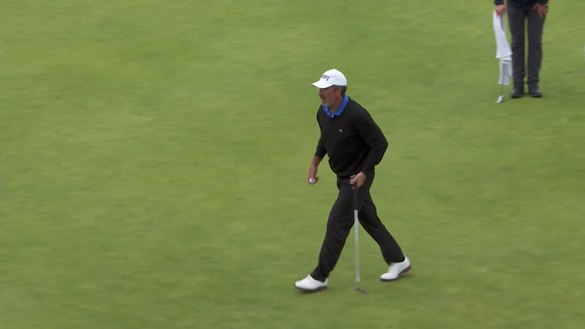 José María Olazábal buries nice closing birdie putt at Hoag Classic