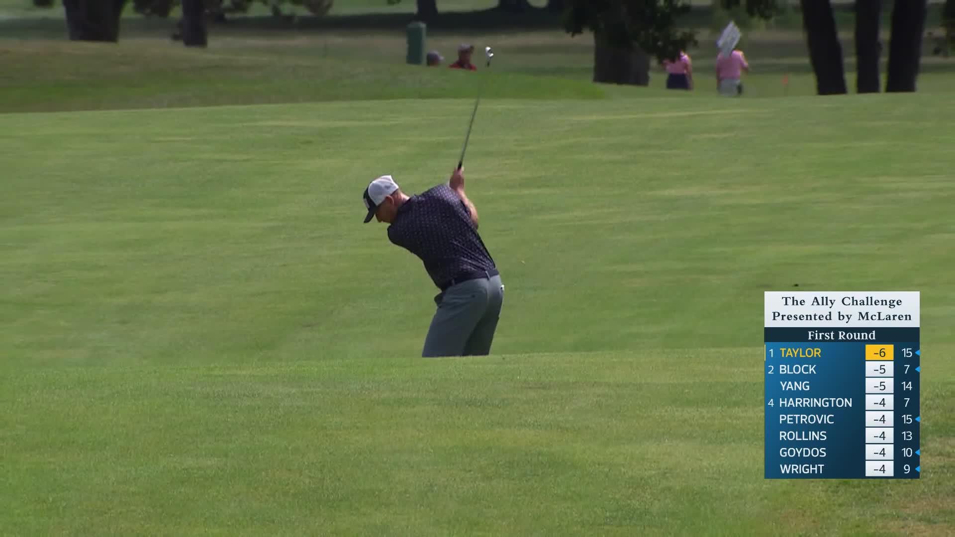 Vaughn Taylor makes birdie on No. 7 at The Ally Challenge