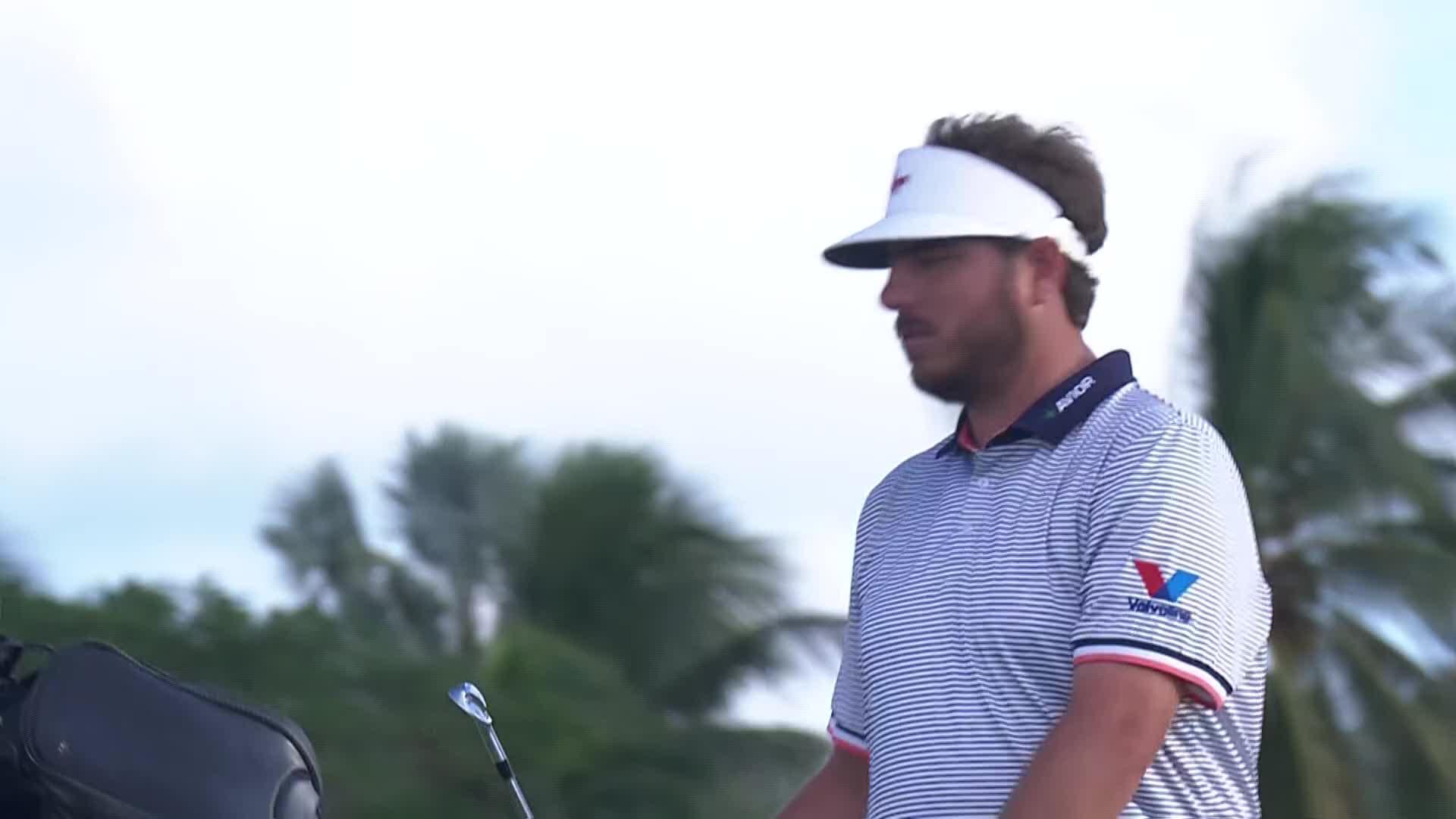 Taylor Dickson makes birdie on No. 17 at Bahamas Classic Atlantis