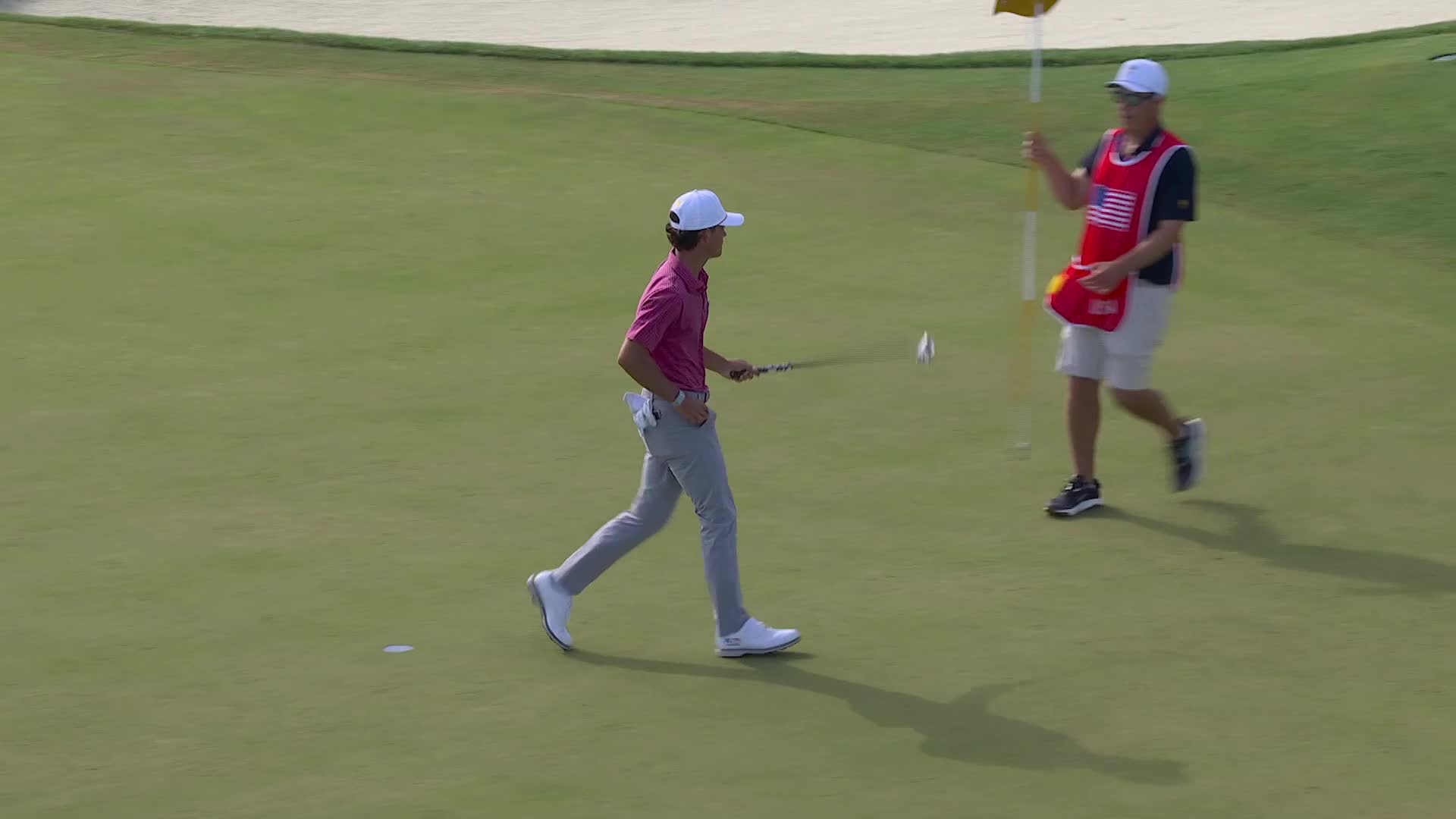 Jackson Koivun makes birdie on No. 12 at Sunday Singles