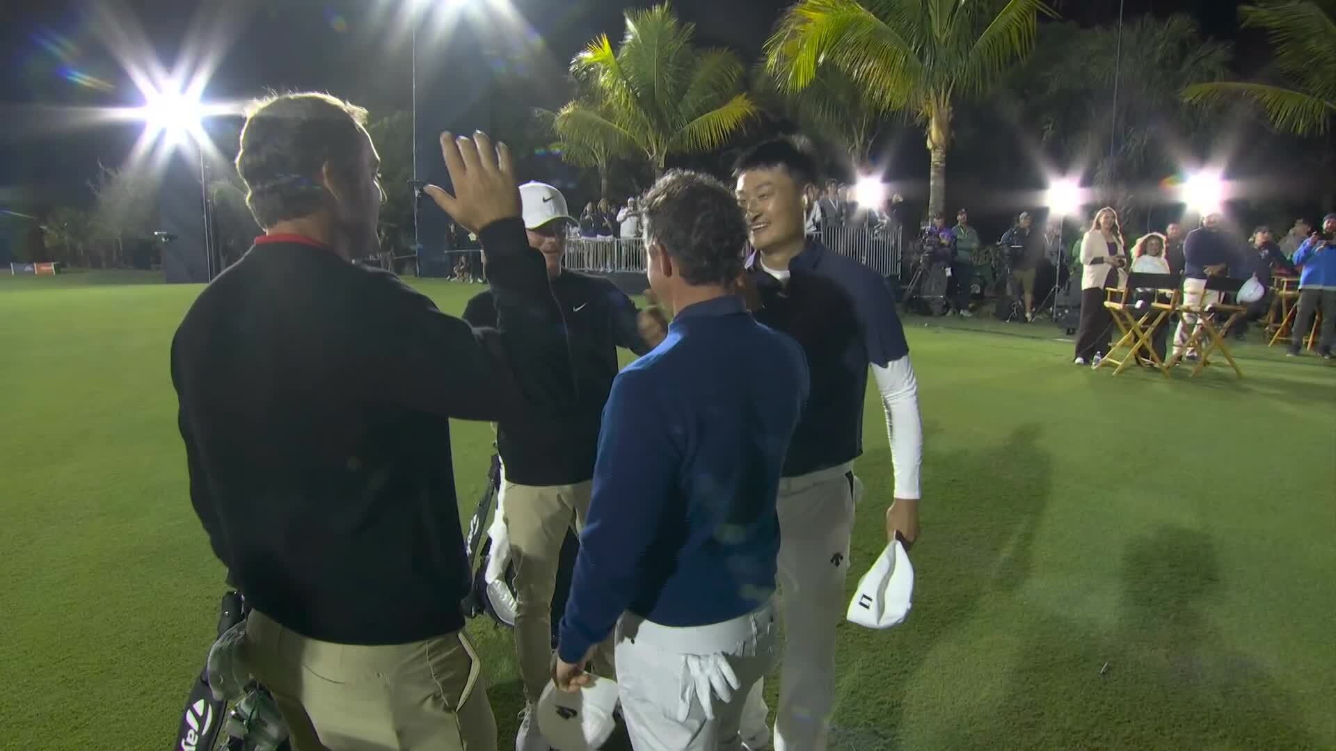 Scottie Scheffler's team wins by 1 inch at 'Golf Channel Games'