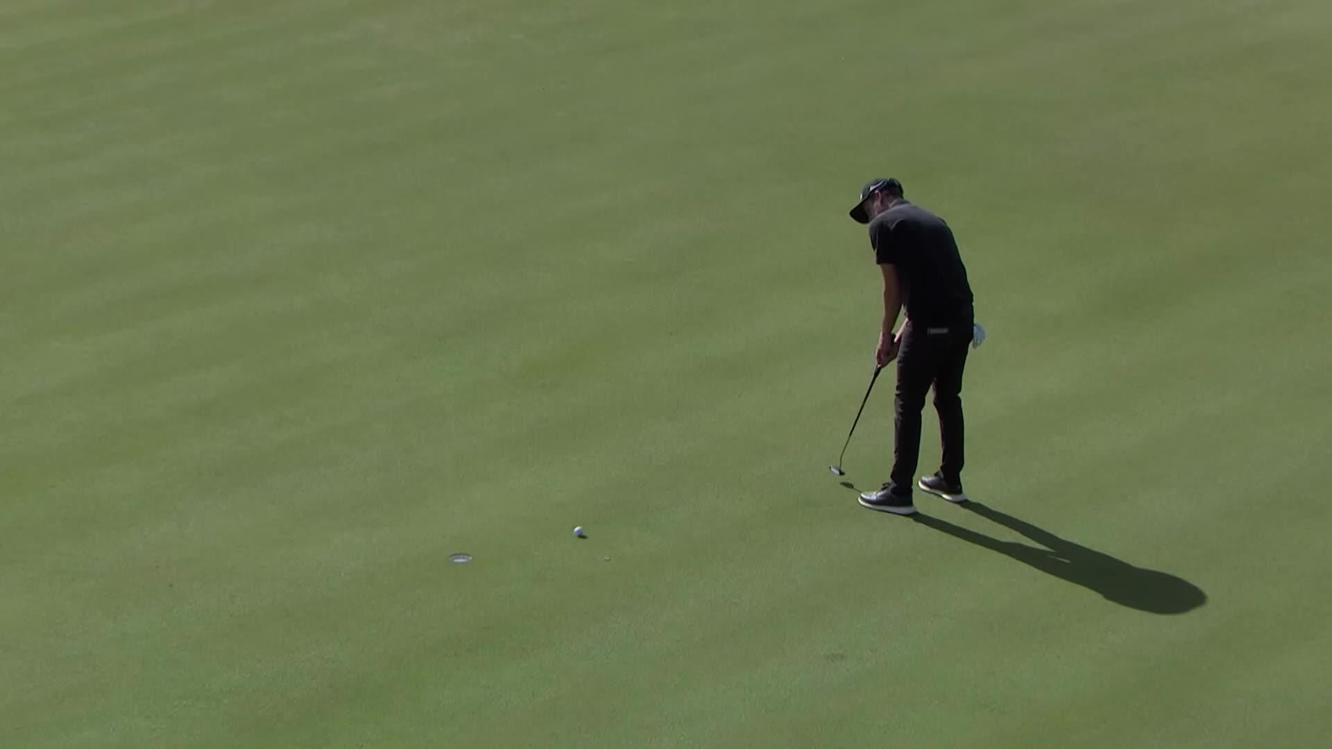 Andrew Putnam makes birdie on No. 6 at The American Express