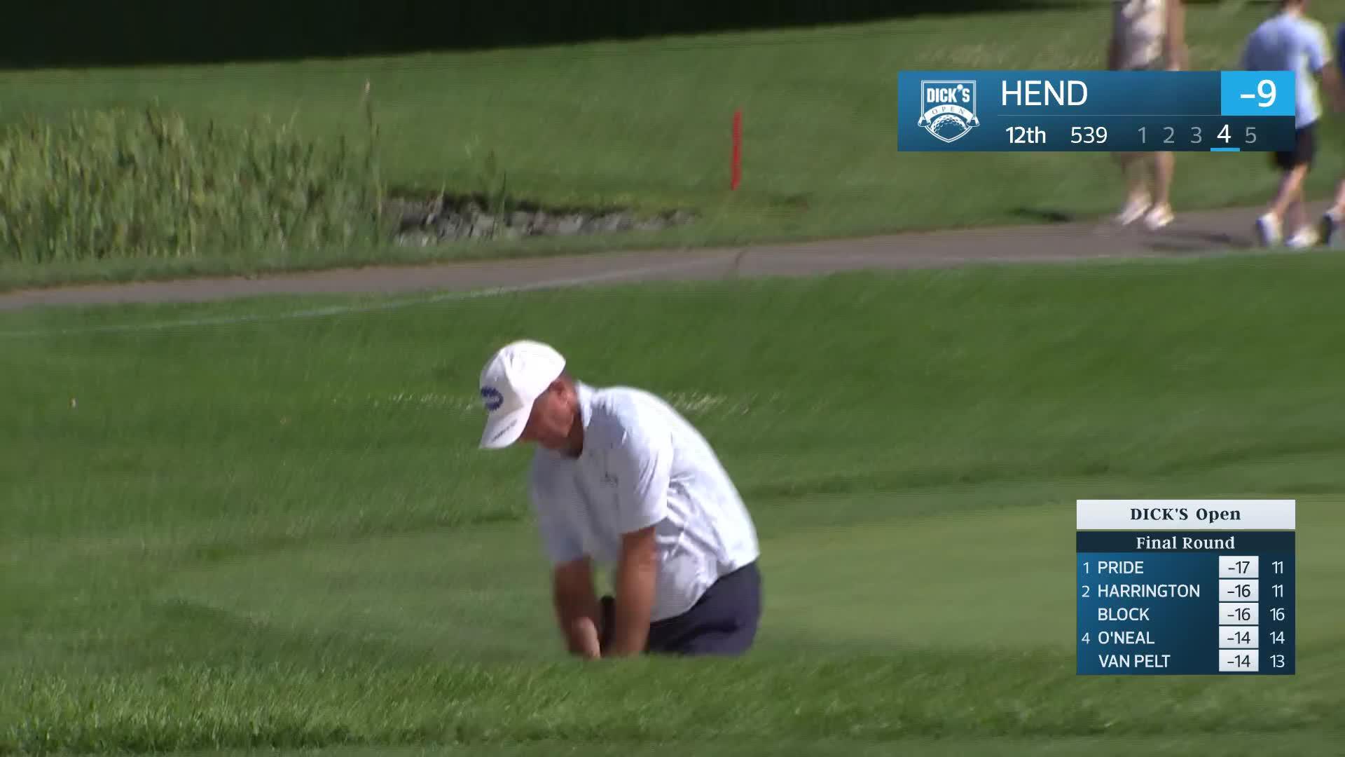 Scott Hend makes birdie on No. 12 at DICK'S Open