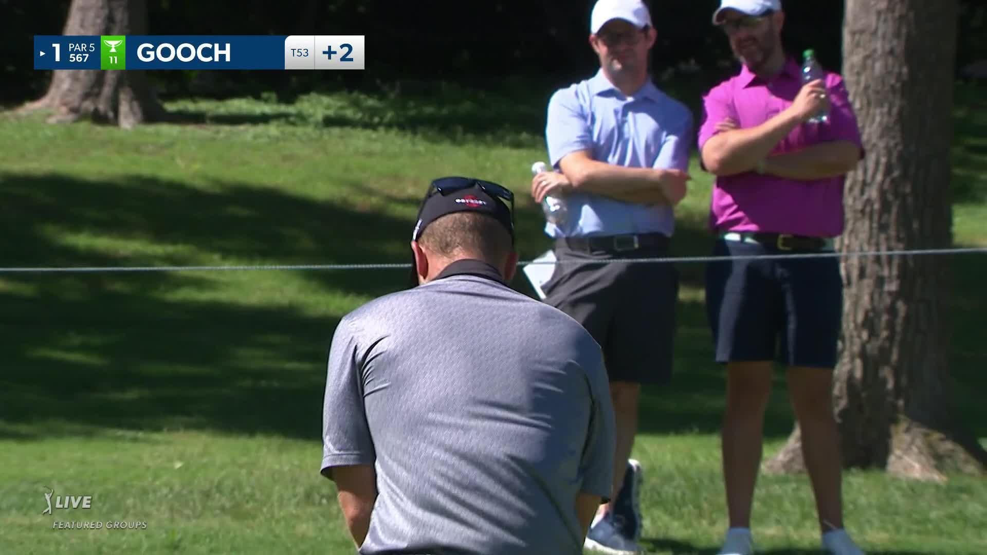 Talor Gooch makes birdie on No. 1 at Charles Schwab
