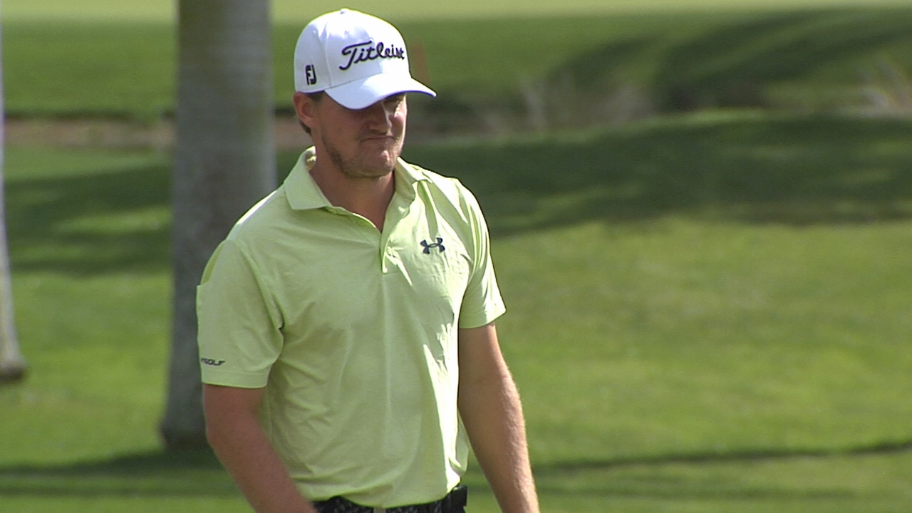 John Peterson birdies No. 1 at Honda