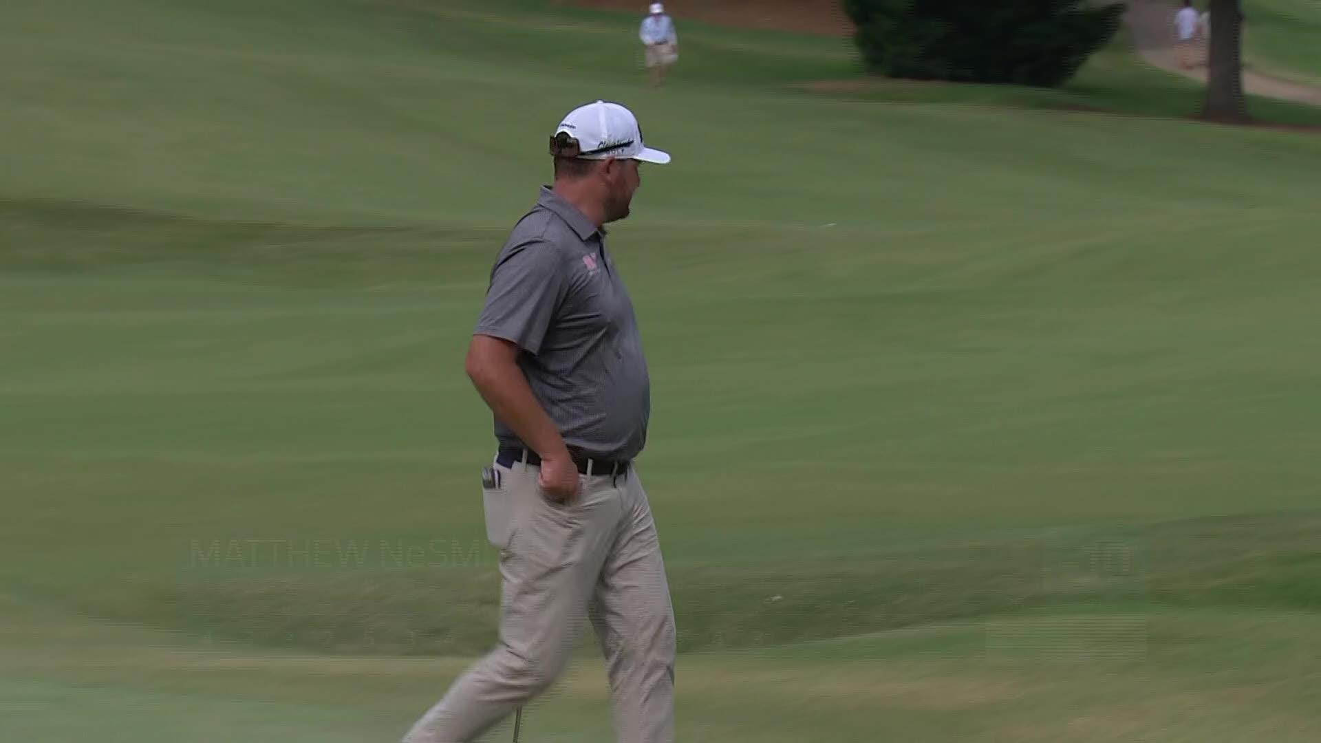 Matthew NeSmith makes birdie on No. 13 at BMW Charity Pro-Am