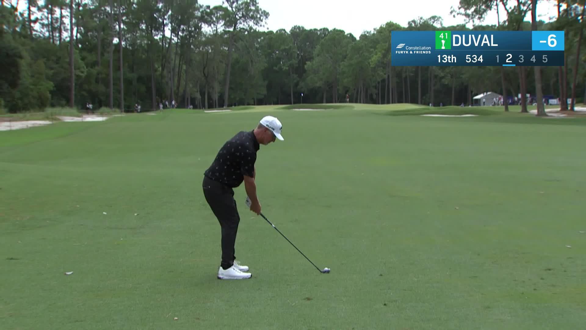 David Duval makes birdie on No. 13 at Constellation FURYK & FRIENDS