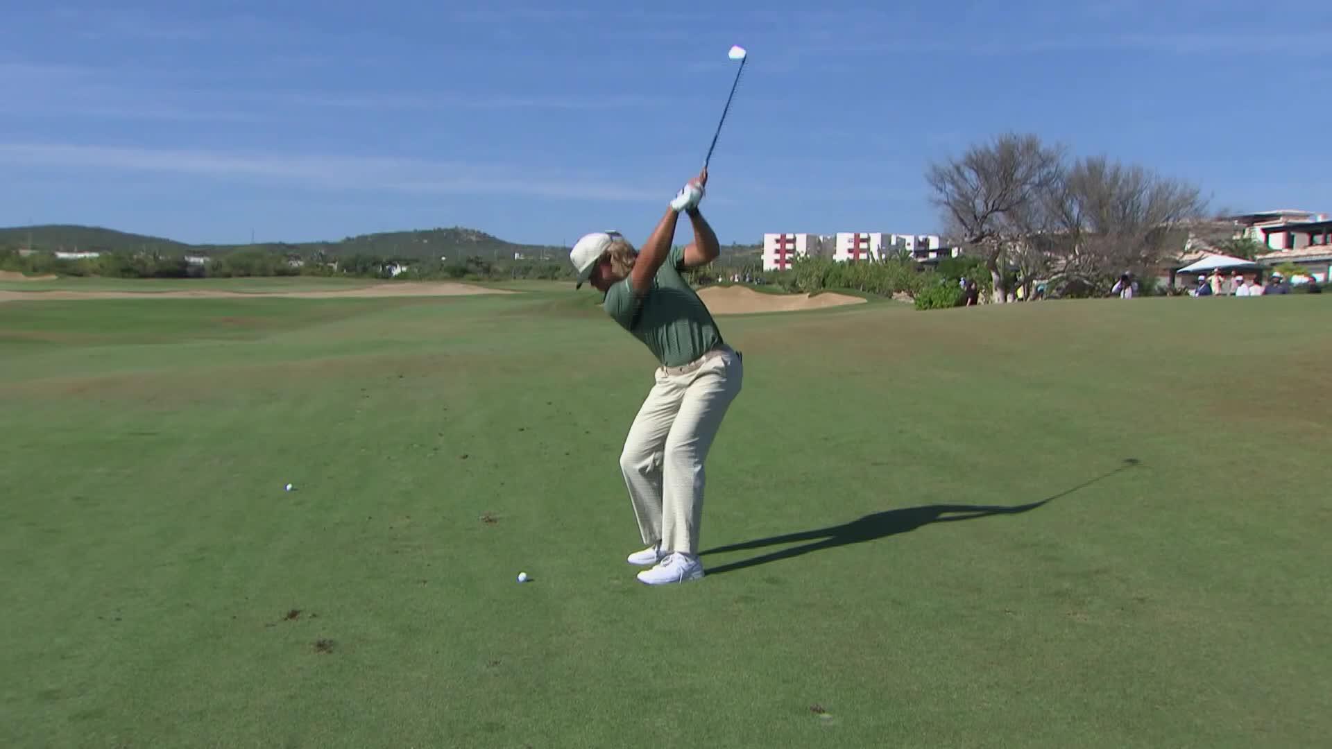 Garrick Higgo makes birdie on No. 14 at World Wide Technology