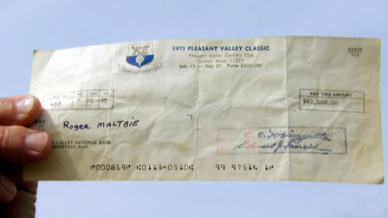 Roger Maltbie's missing $40,000 check found at last