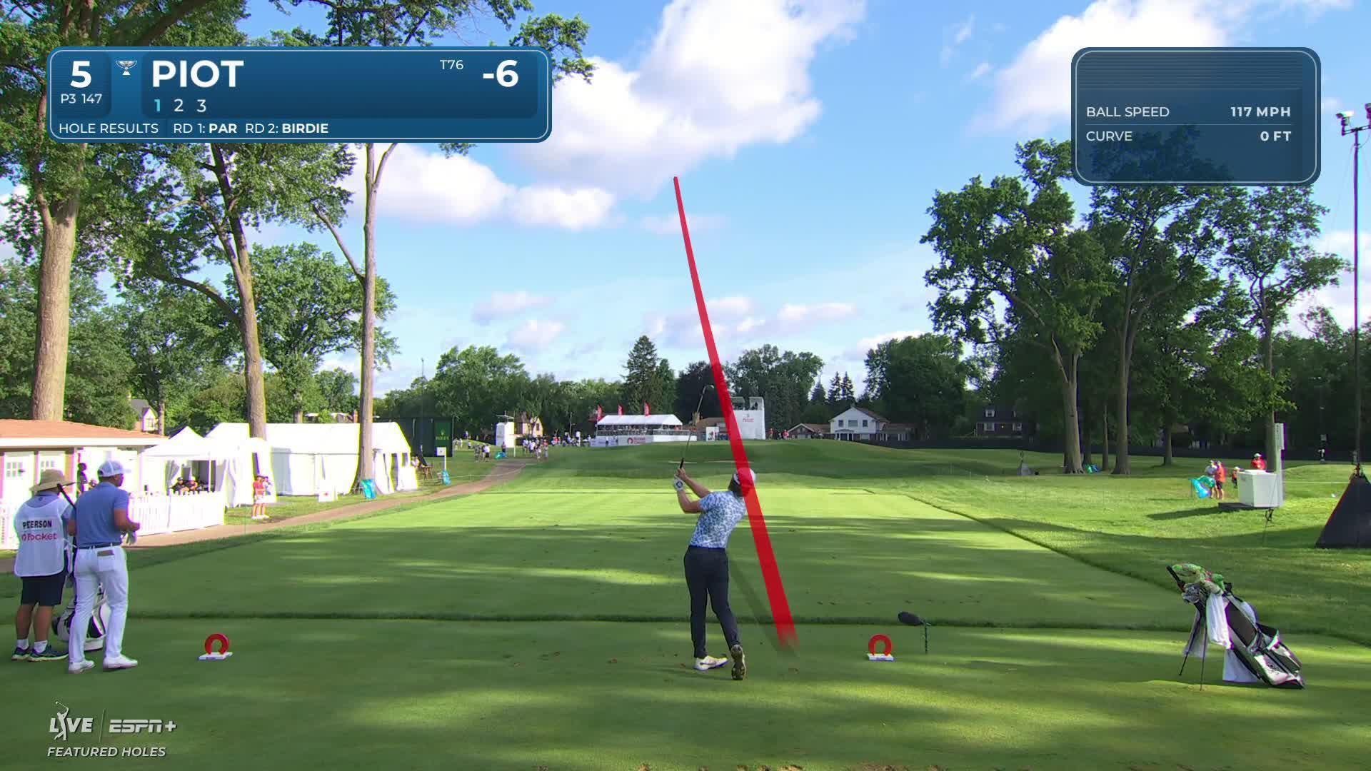 James Piot makes birdie on No. 5 at Rocket Classic