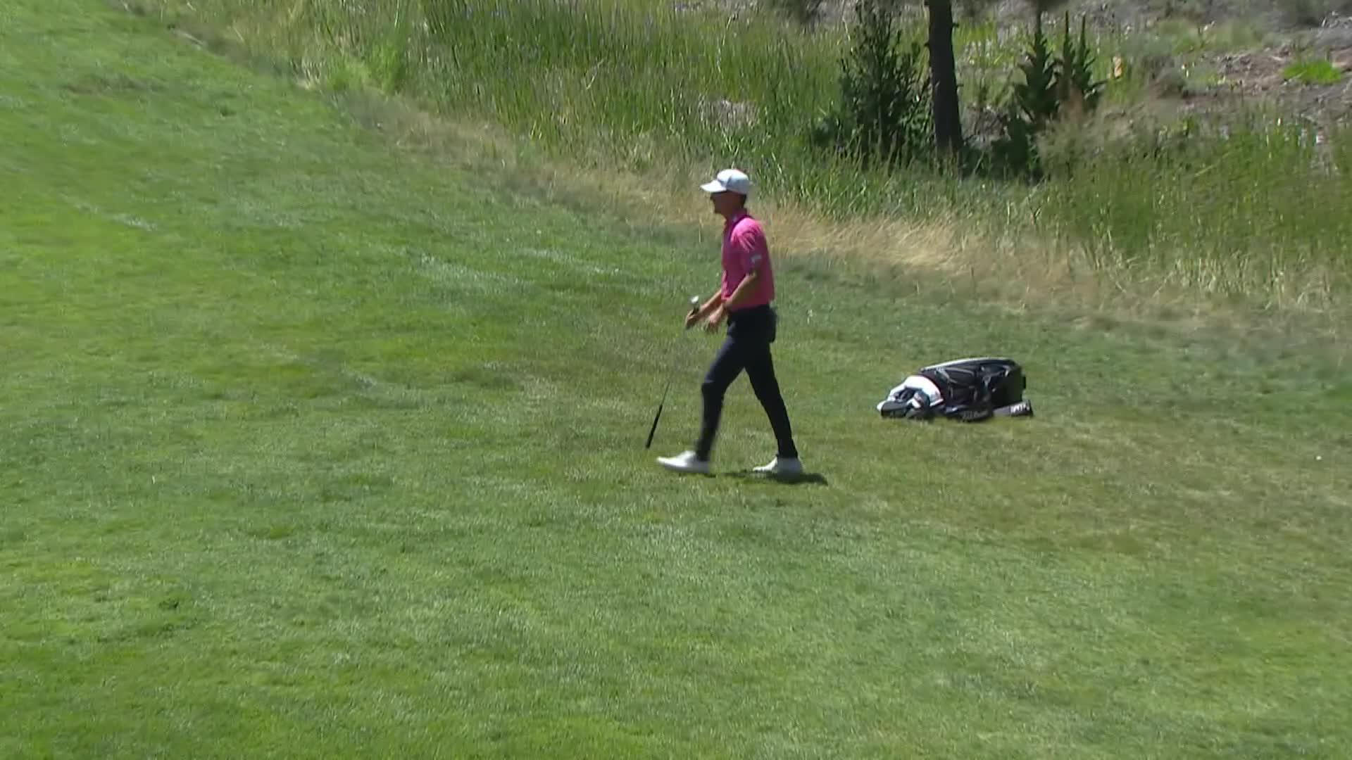 Jason Scrivener makes eagle on No. 11 at Barracuda