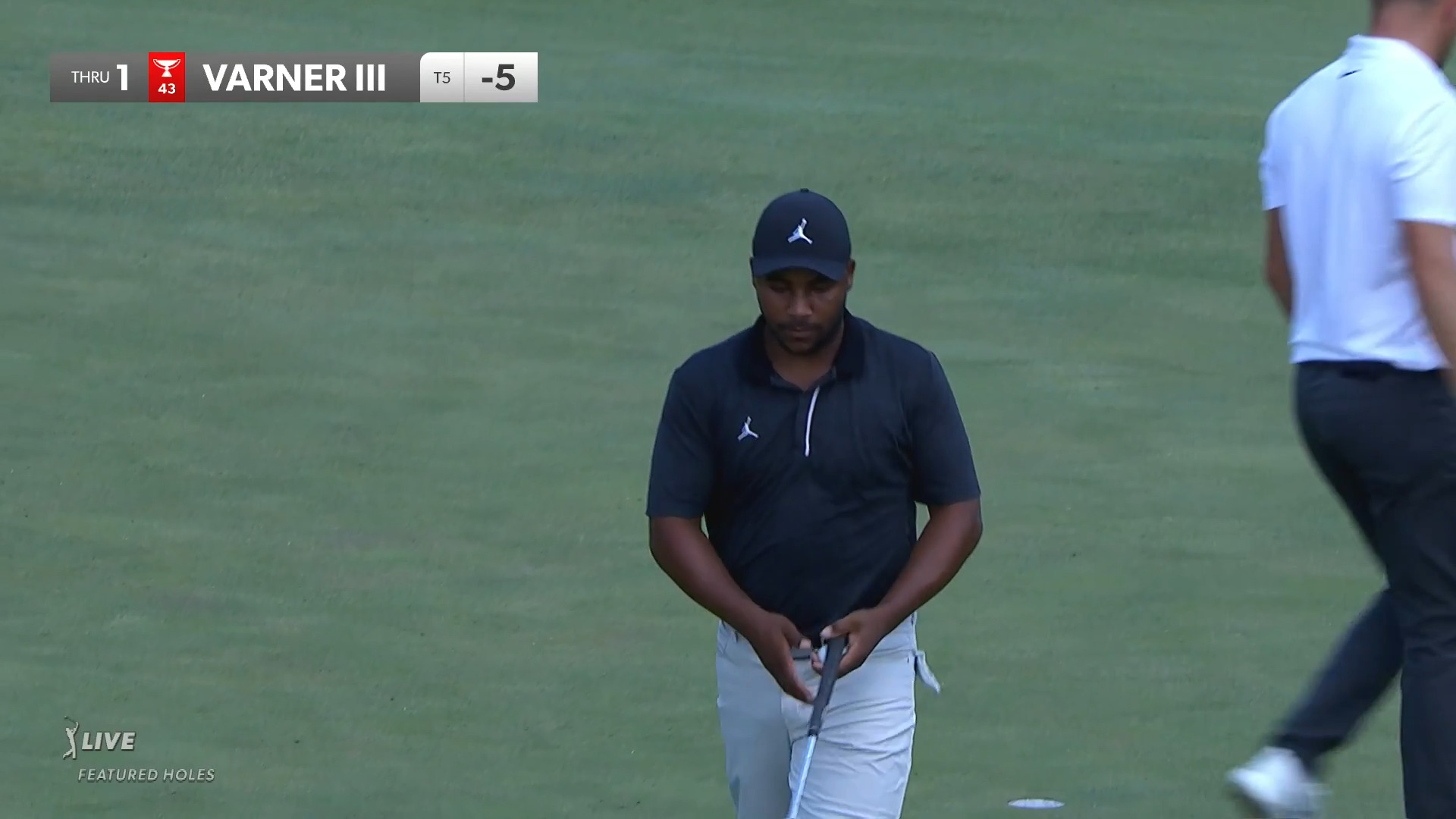 Harold Varner III makes birdie on No. 2 at BMW Championship