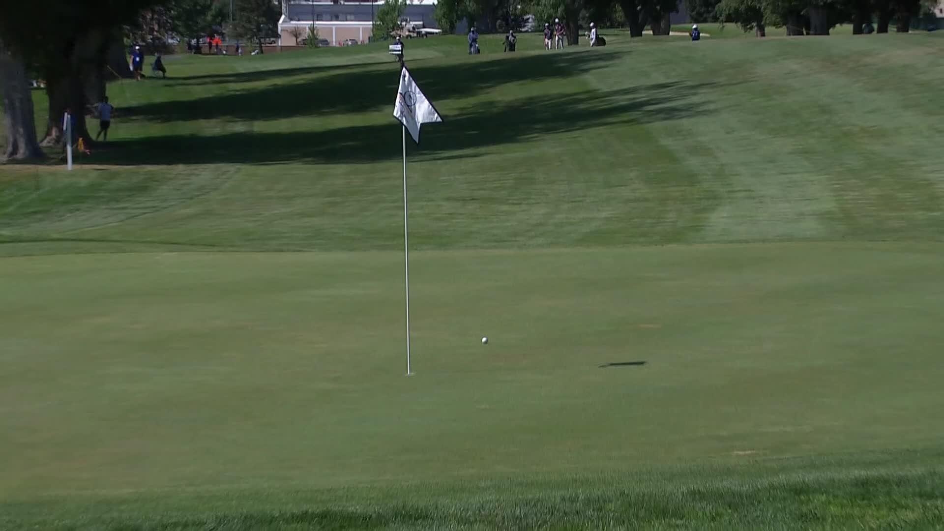 Kevin Dougherty makes birdie on No. 7 at Utah Championship
