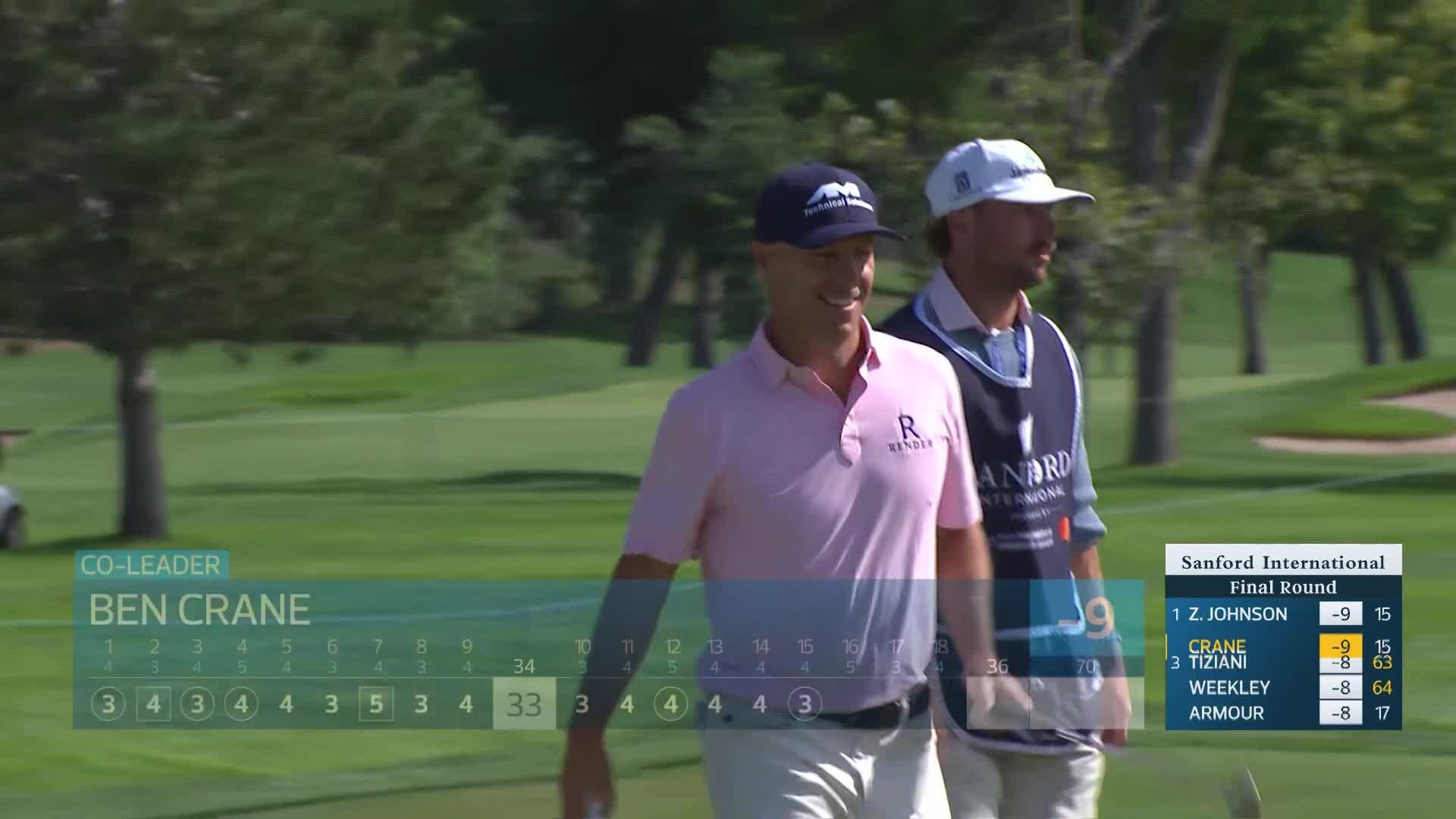 Ben Crane makes birdie on No. 15 at Sanford International