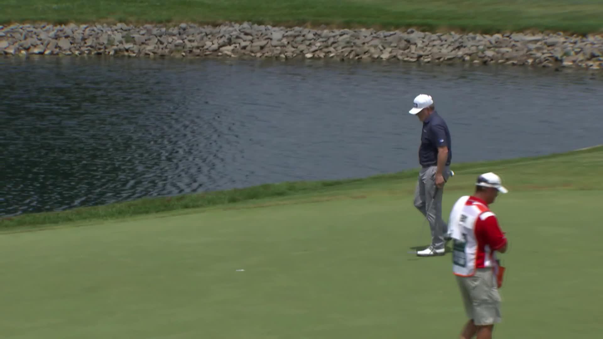 Jeff Maggert makes birdie on No. 10 at DICK'S Open