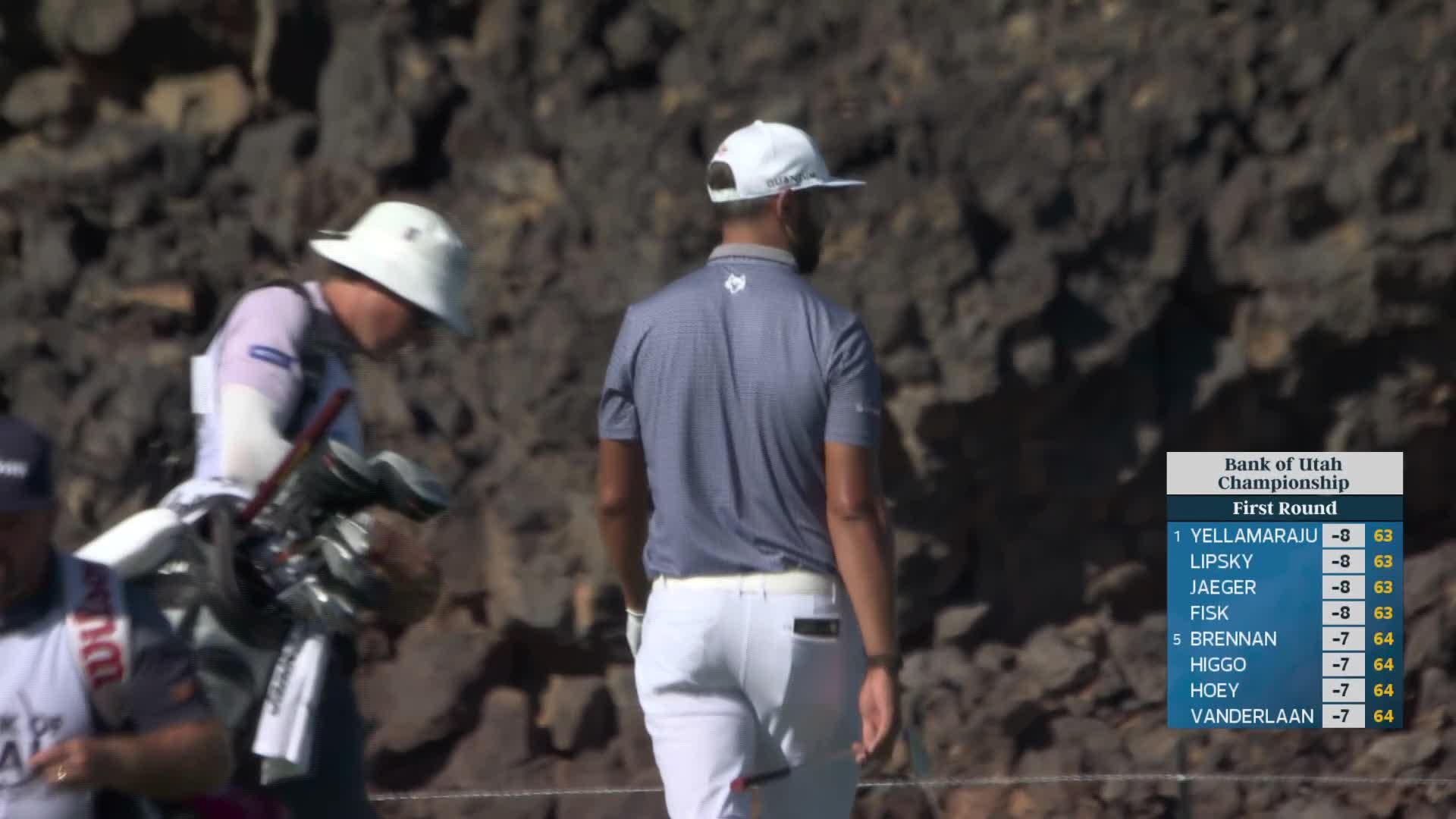 Erik van Rooyen sinks 30-foot birdie putt on No. 11 at Bank of Utah