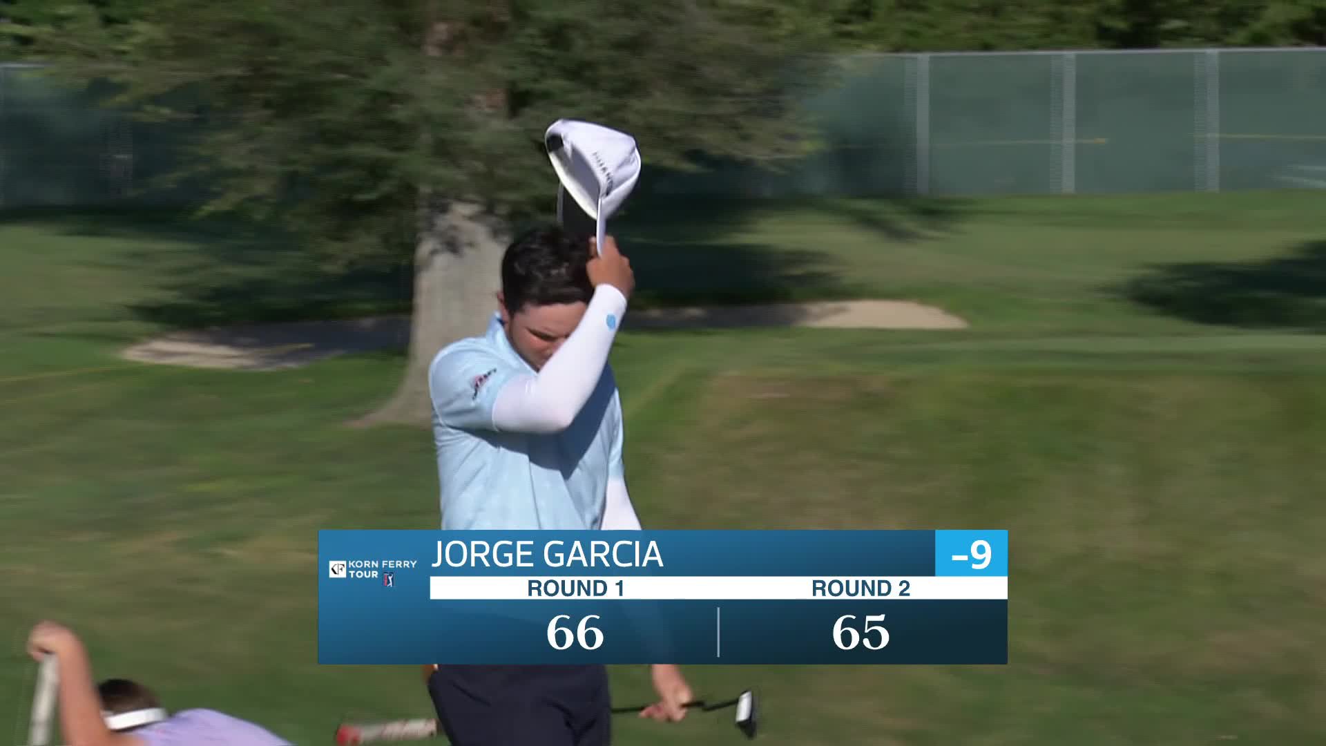 Jorge Garcia makes birdie on No. 9 at Utah Championship