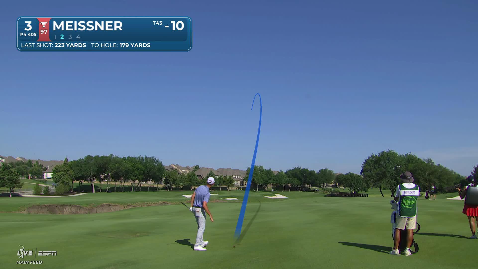 Mac Meissner's 180-yard approach sets up birdie on No. 3 at THE CJ CUP