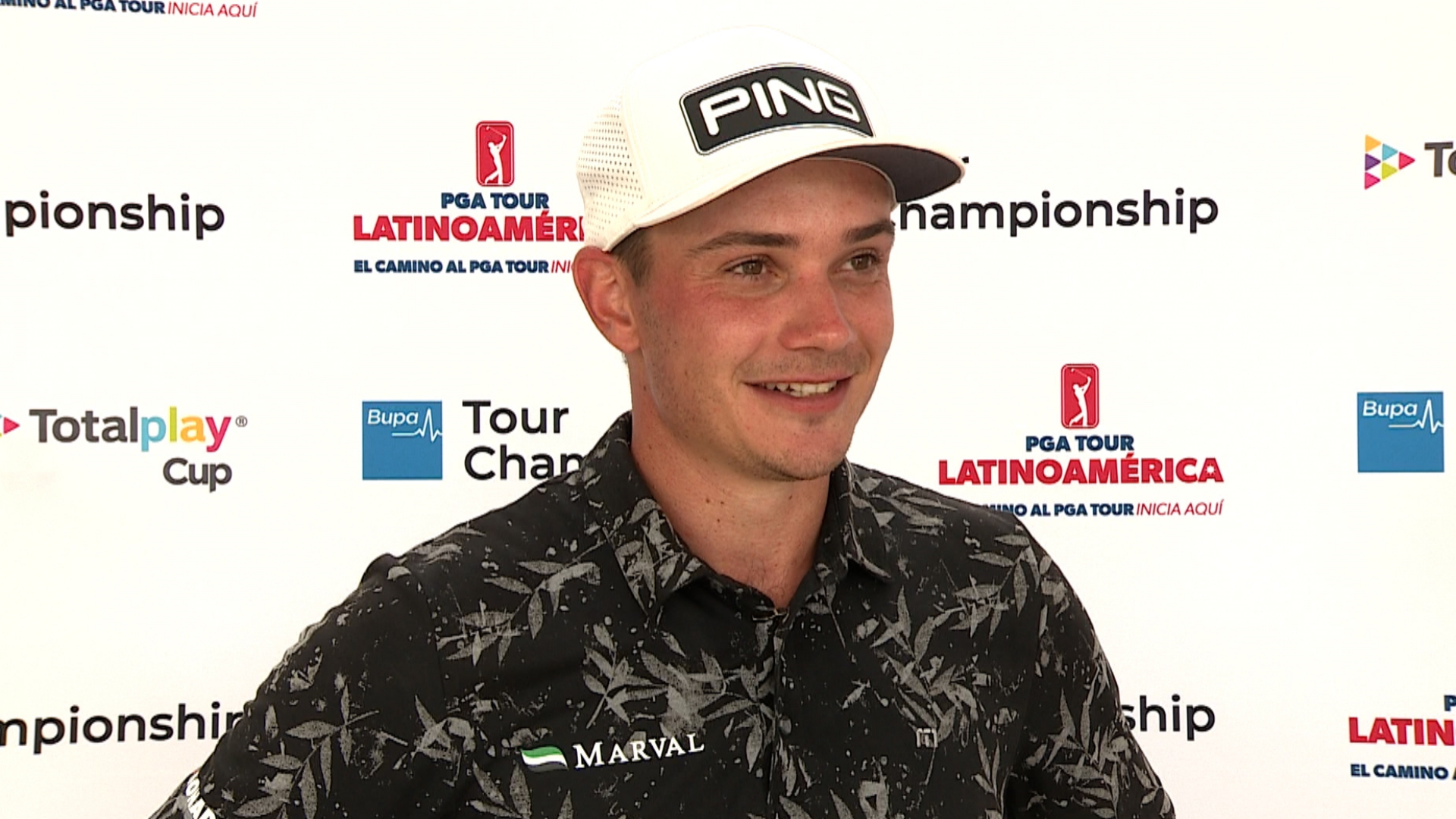 Entrevista con Carlos Bustos tras Ronda 1 del Bupa Tour Championship