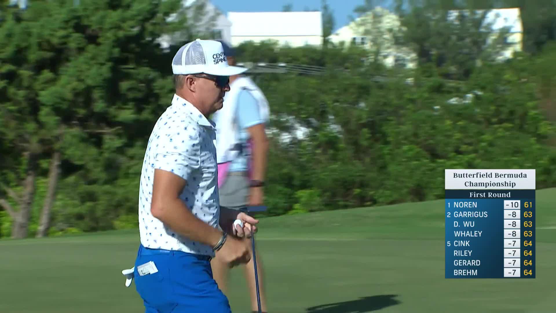 Brian Gay wedges it close to set up birdie at Butterfield Bermuda