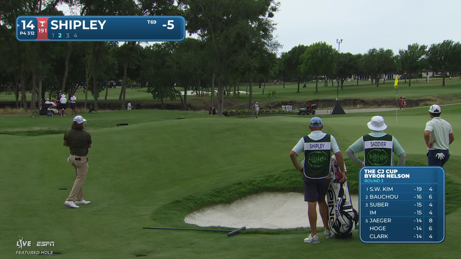 Neal Shipley makes birdie on No. 14 at THE CJ CUP
