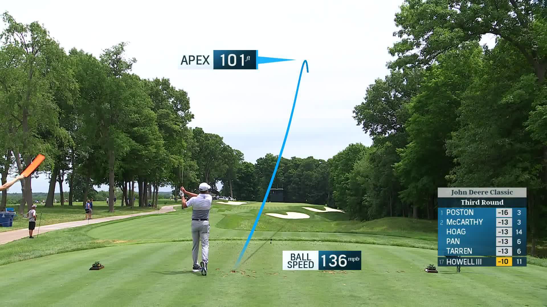 Charles Howell III makes birdie on No. 12 at John Deere