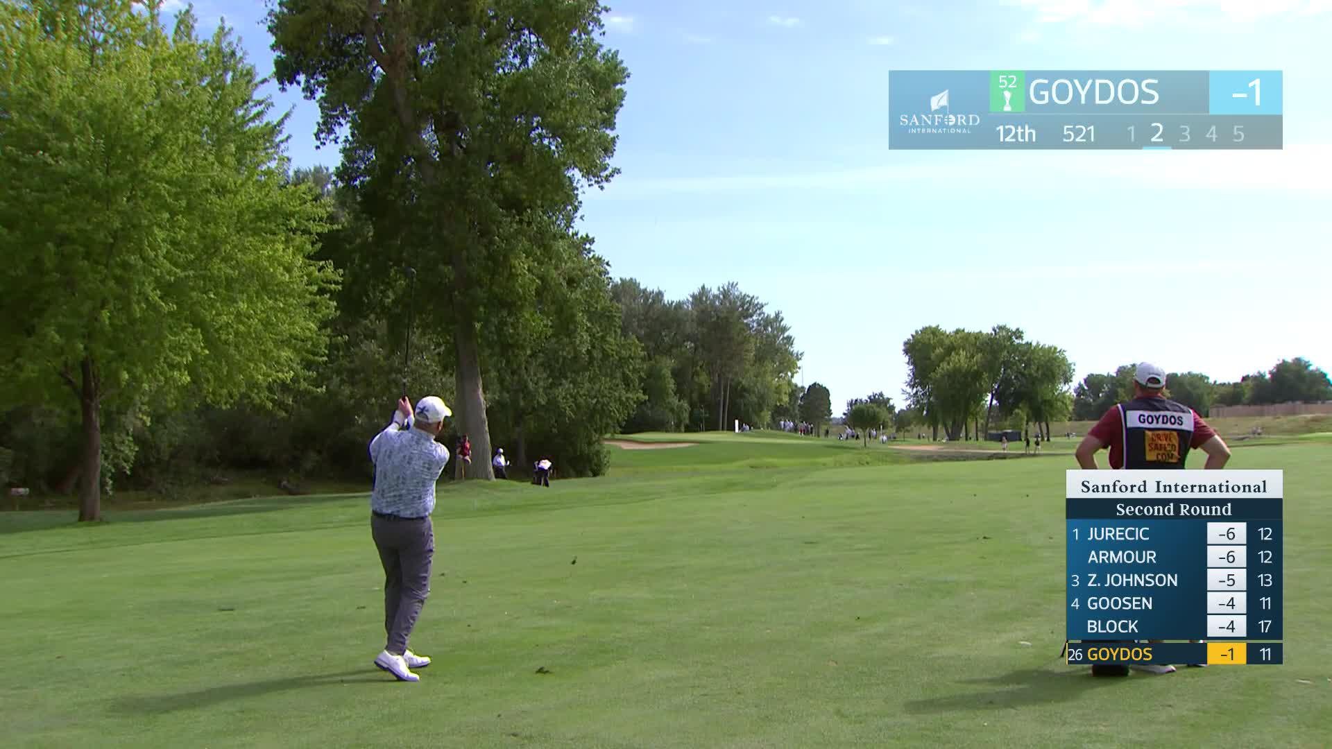 Paul Goydos makes birdie on No. 12 at Sanford International