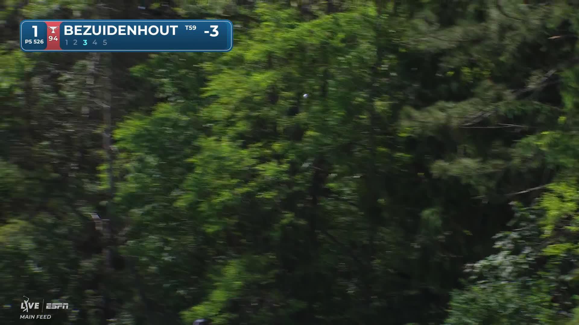 Christiaan Bezuidenhout drains 6-foot putt for birdie on No. 1 at RBC Canadian