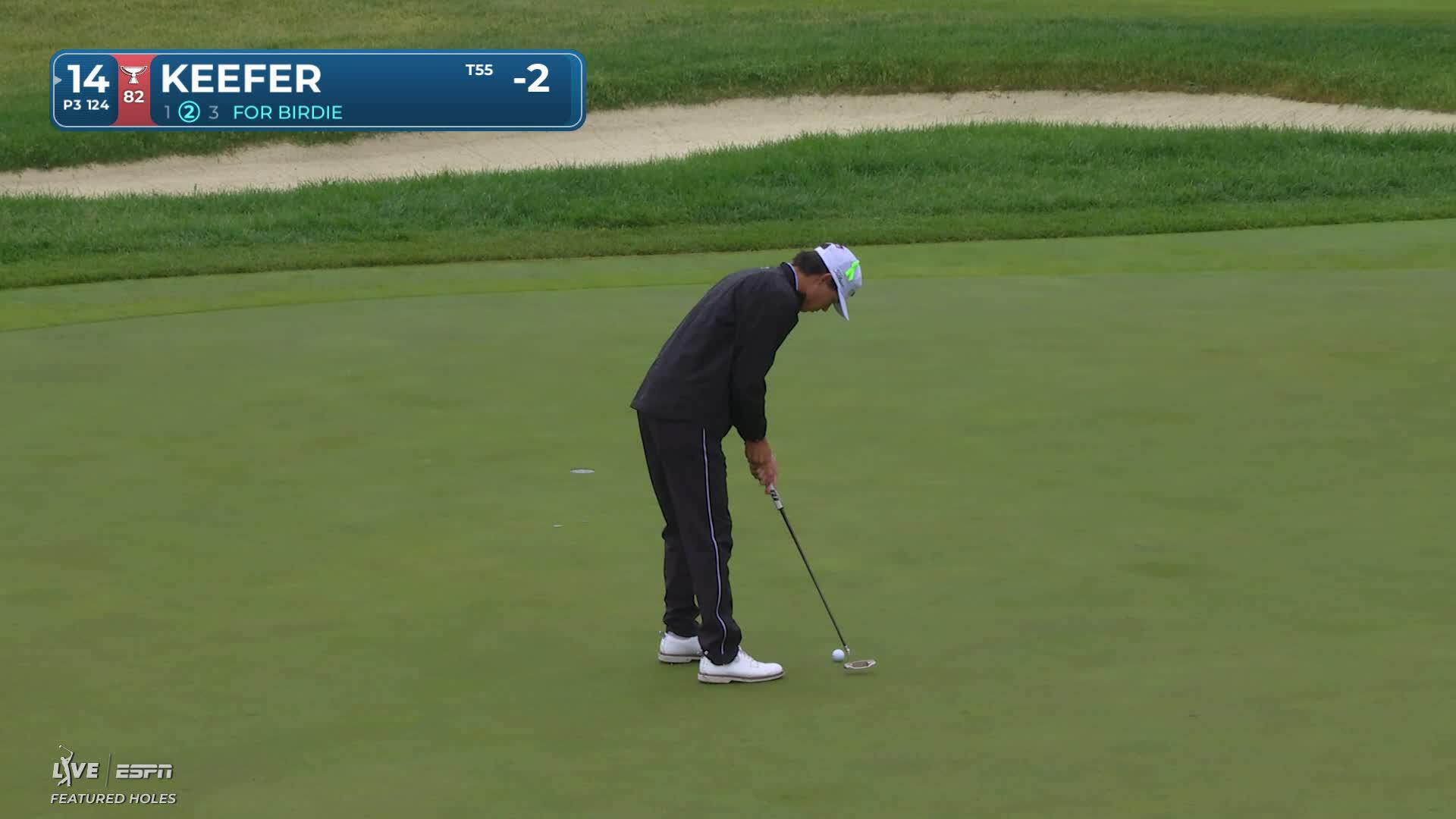 John Keefer makes birdie on No. 14 at RBC Canadian