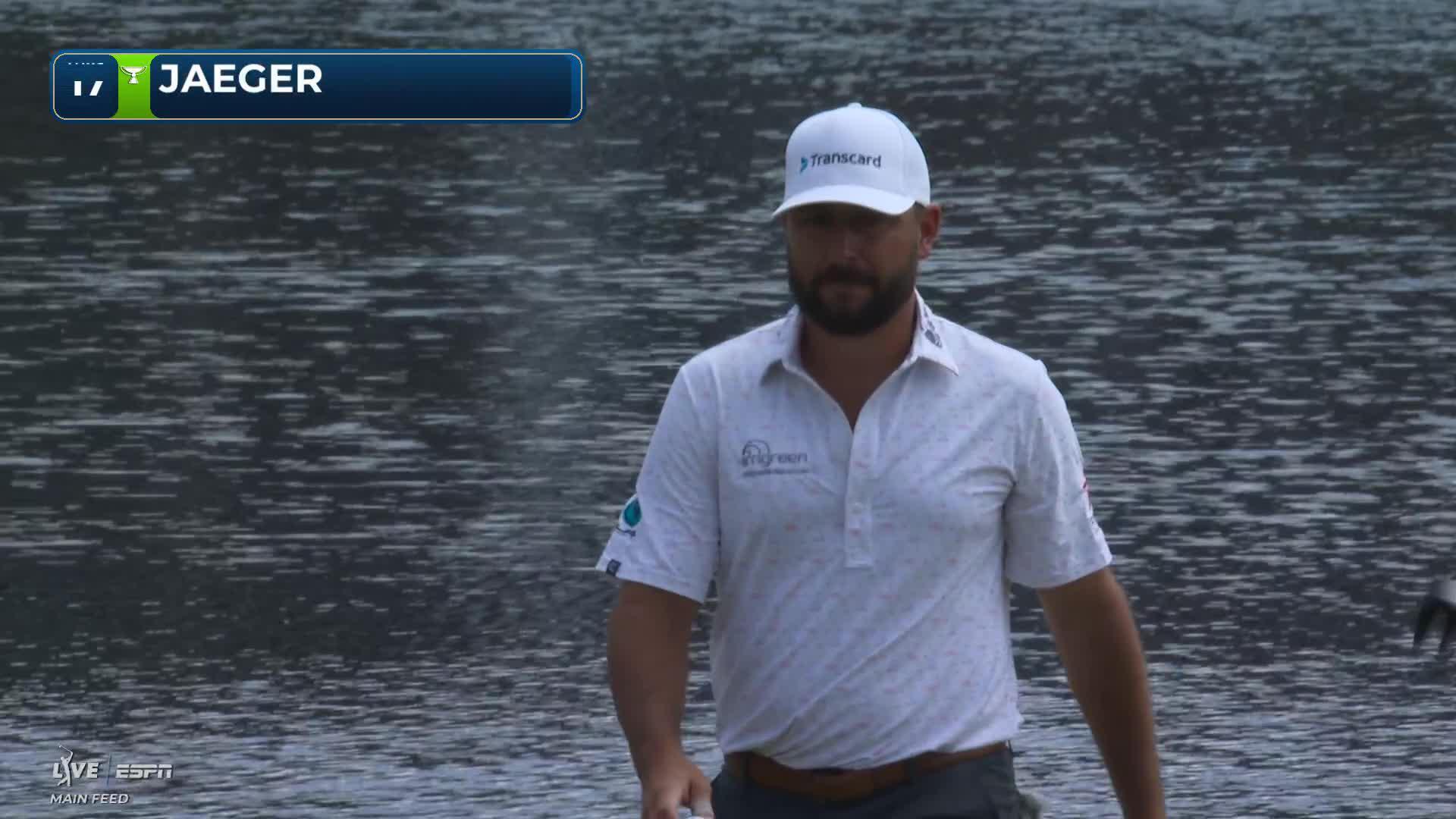 Stephan Jaeger hits 128-yard tee shot to 8 feet, sets up birdie on No. 17 at THE PLAYERS