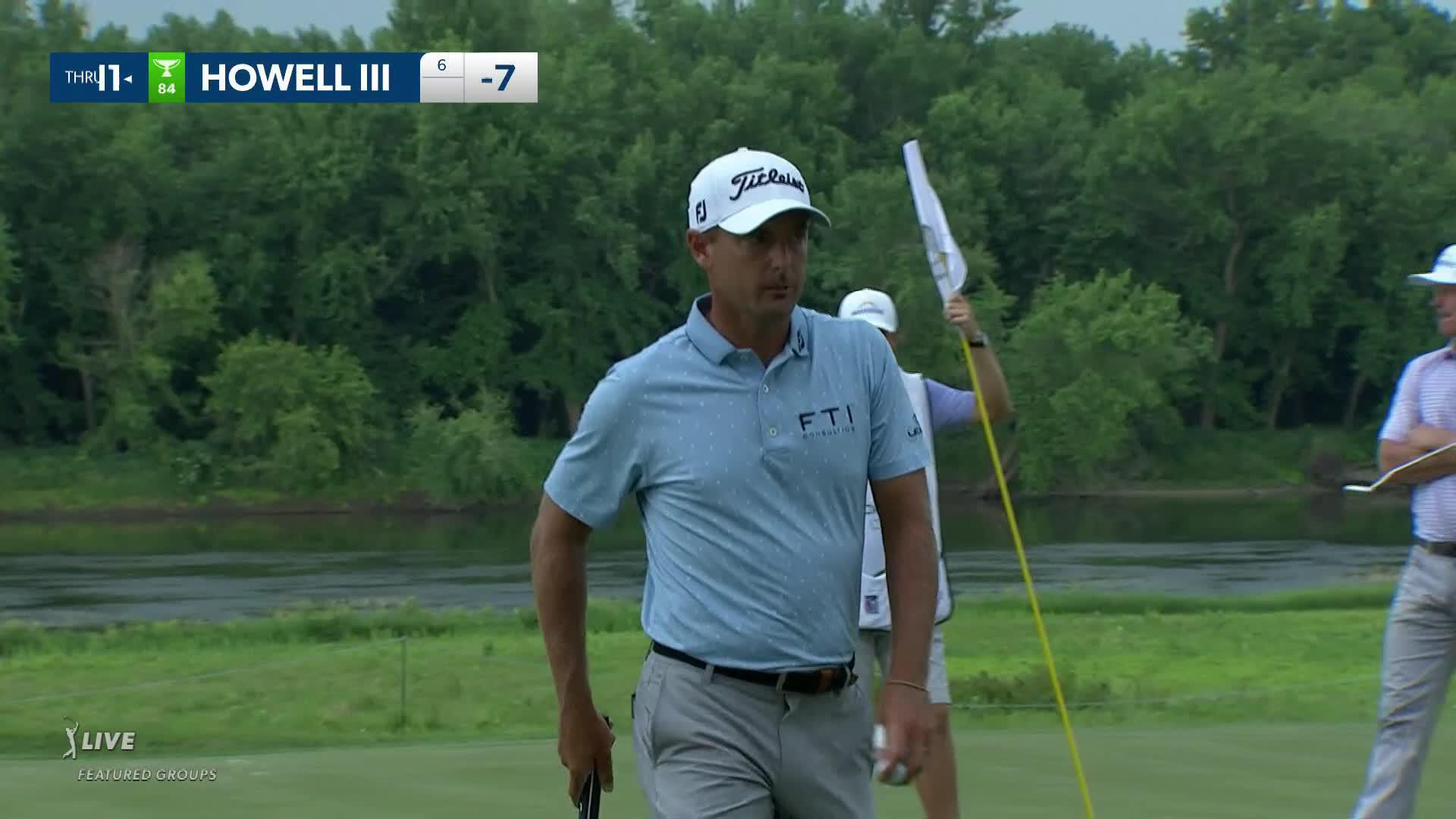 Charles Howell III drops in birdie on No. 2 at John Deere