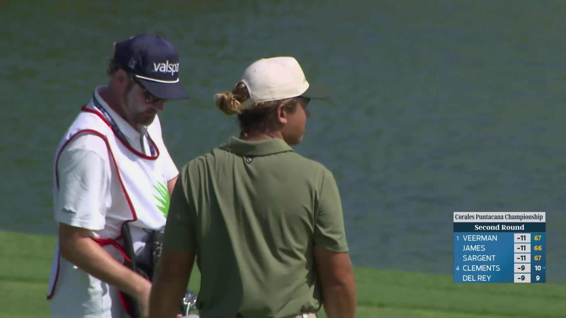 Garrick Higgo nearly drains 145-yard shot, sets up birdie on No. 3 at Corales Puntacana