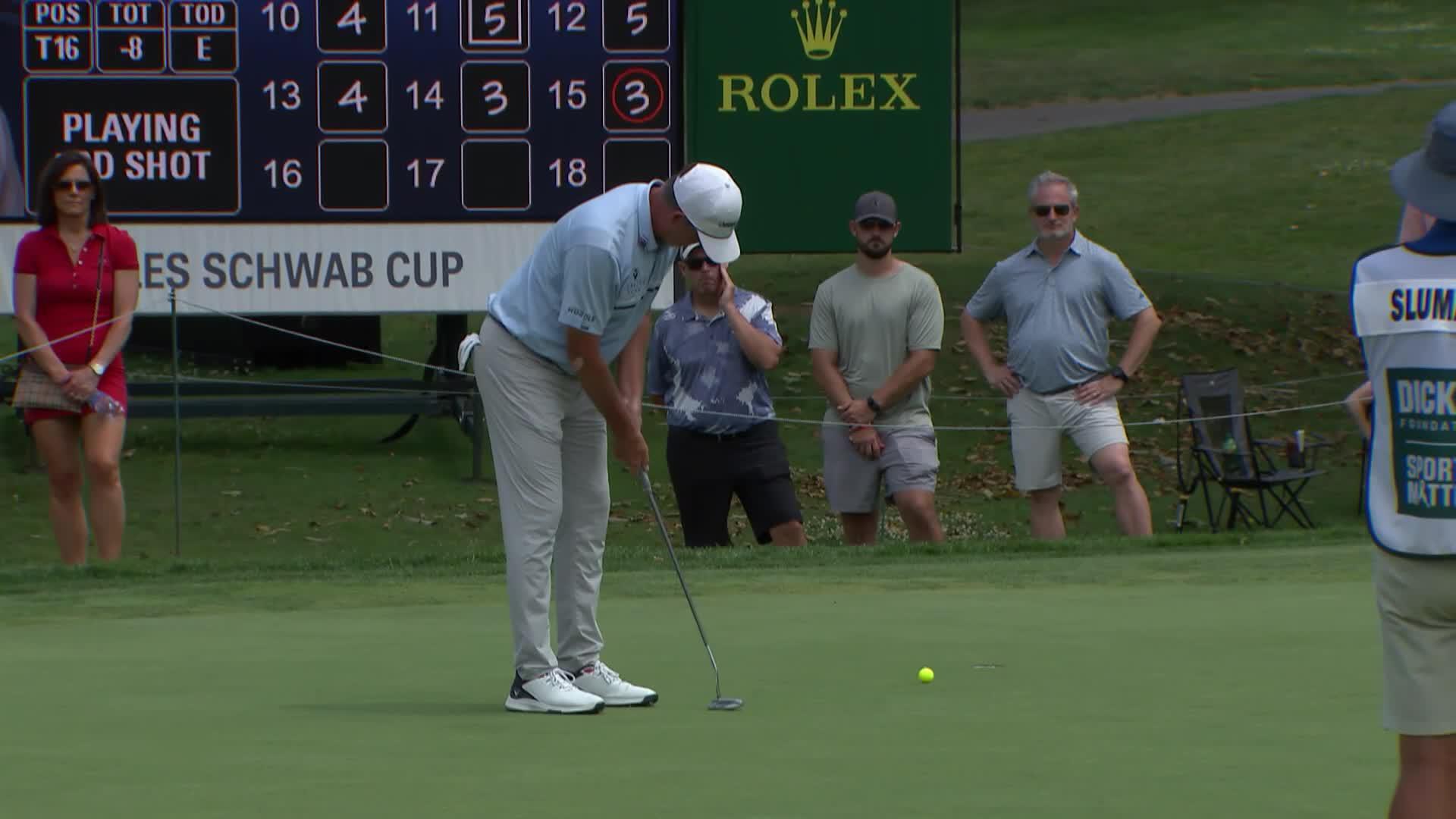 Paul Stankowski makes birdie on No. 16 at DICK'S Open