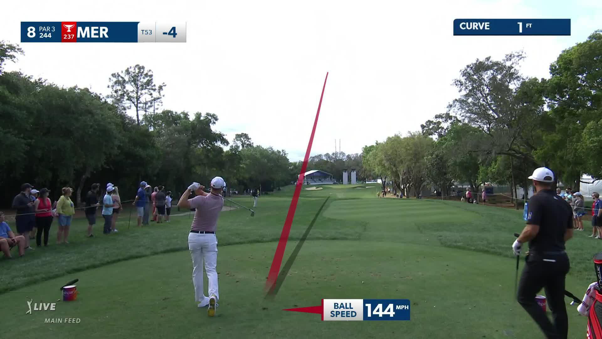Martin Kaymer dials in tee shot to set up birdie at Valspar