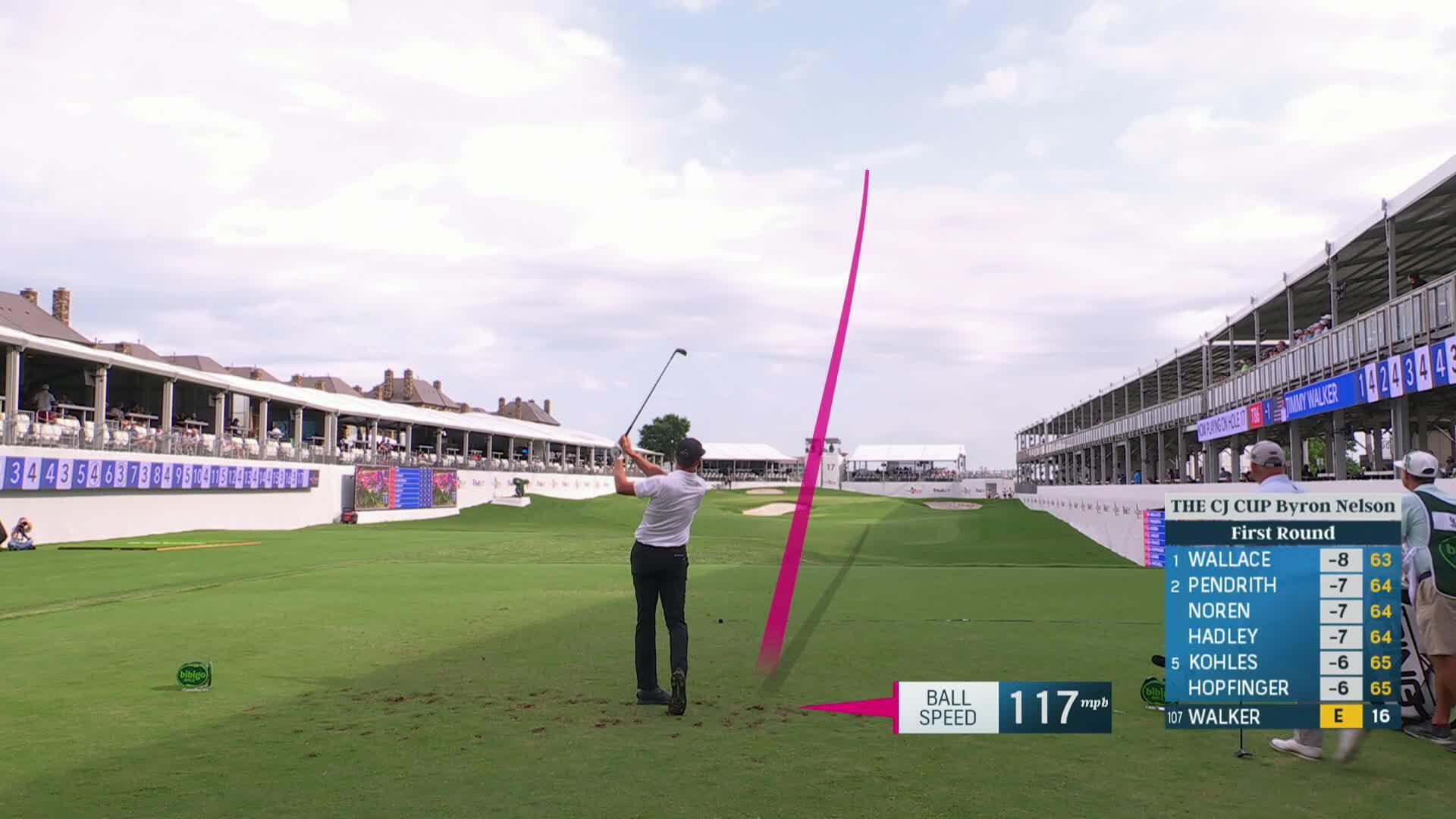 Jimmy Walker nearly aces No. 17 at CJ CUP Byron Nelson