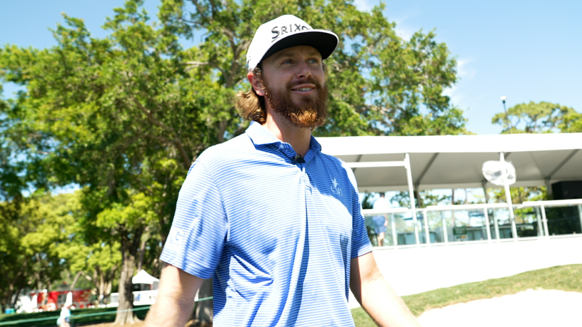 Walk-and-talk with Evan Harmeling after qualifying for Valspar