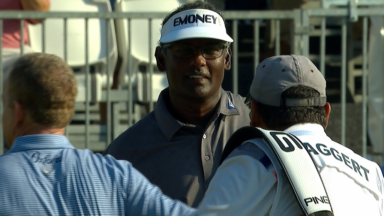 Vijay Singh wins Constellation SENIOR PLAYERS in playoff