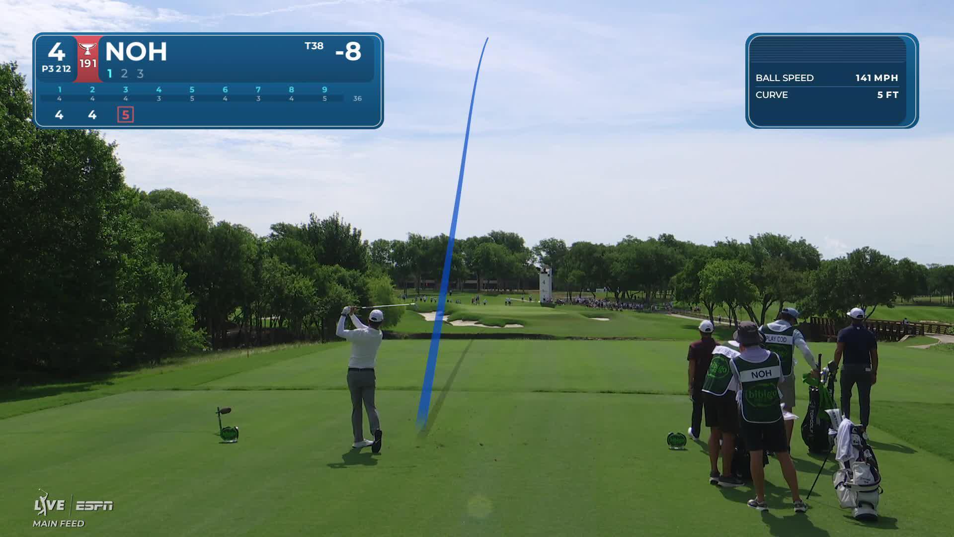 S.Y. Noh hits tee shot to 4 feet, sets up birdie on No. 4 at THE CJ CUP