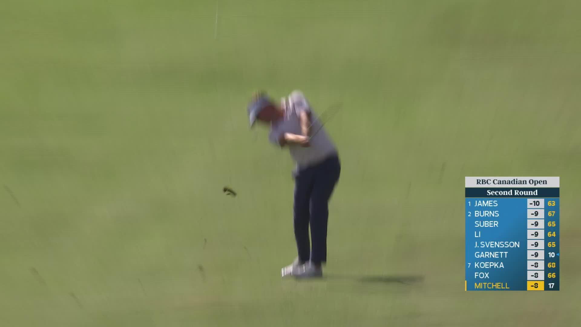 Keith Mitchell reaches par-5 No. 18 in two, makes birdie at RBC Canadian