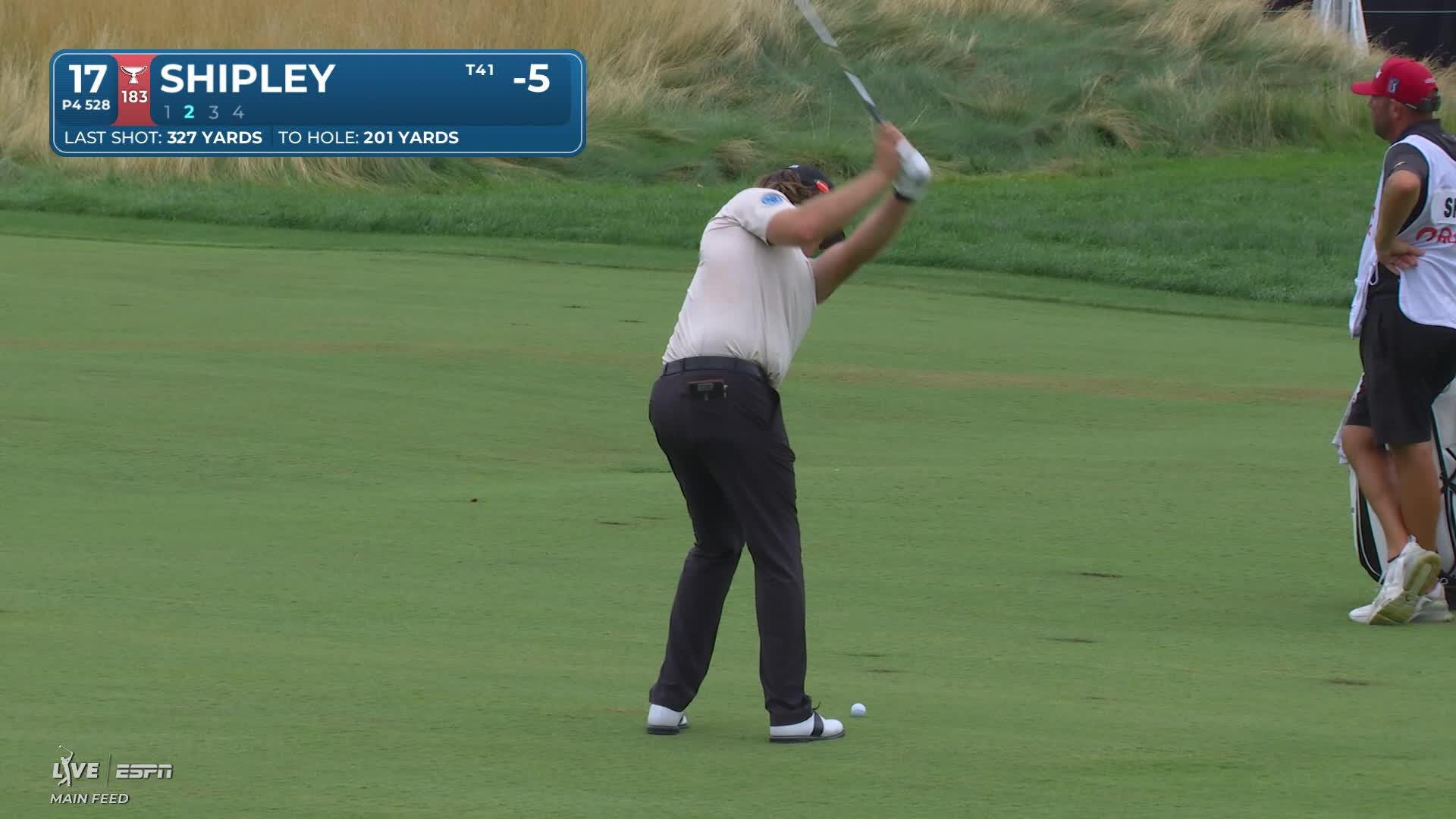 Neal Shipley holes 27-foot approach for birdie at Rocket Classic