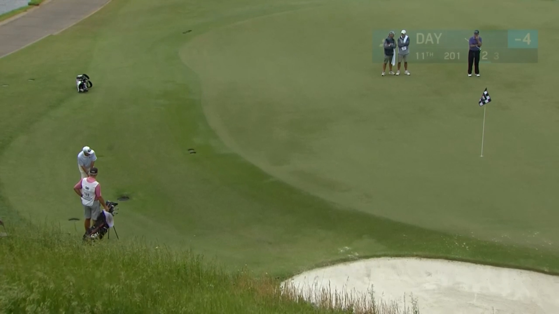Glen Day chips in for birdie on No. 11 at Mitsubishi Electric Classic