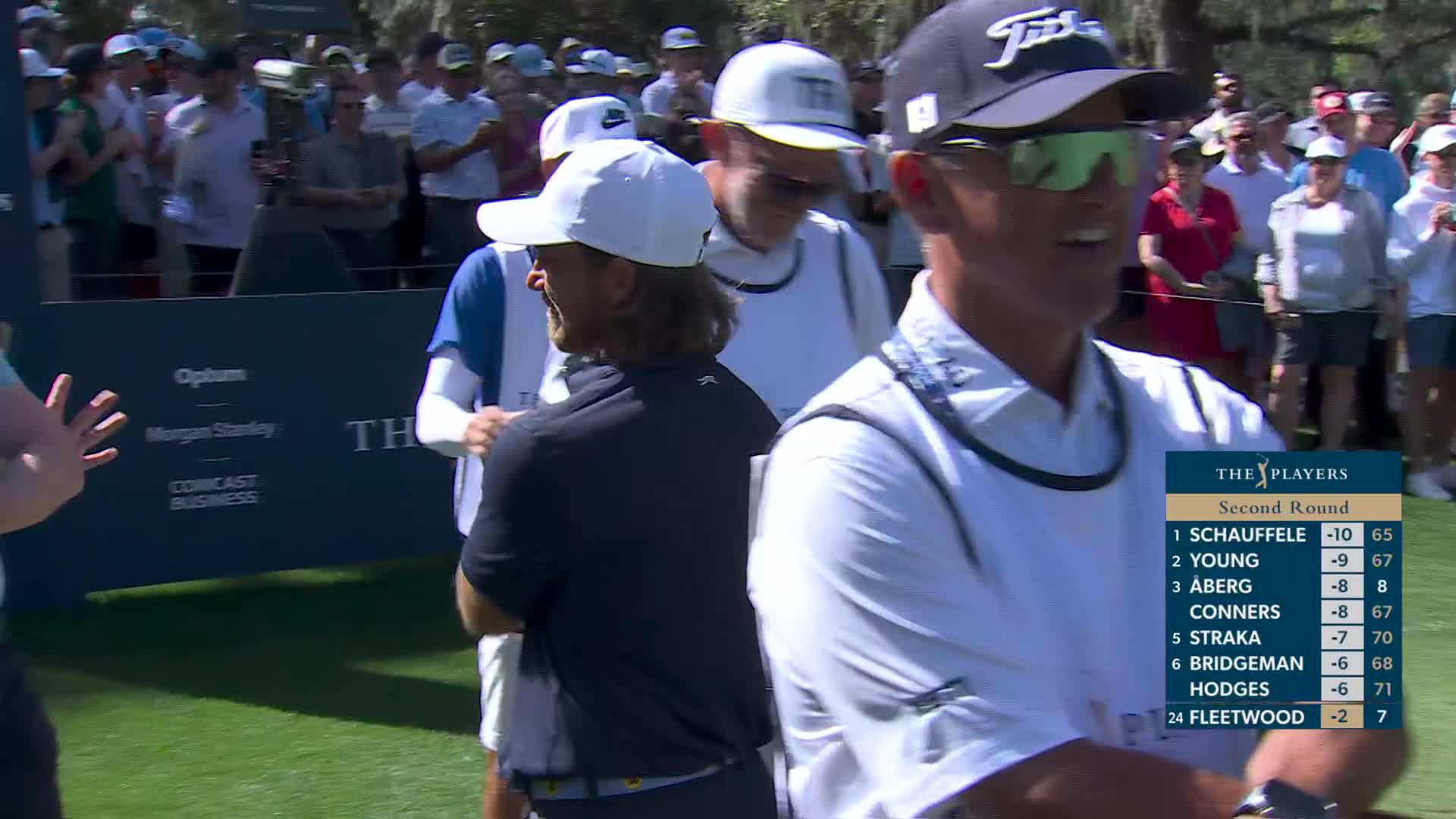 Tommy Fleetwood hits 235-yard drive to 3 feet on No. 8 at THE PLAYERS